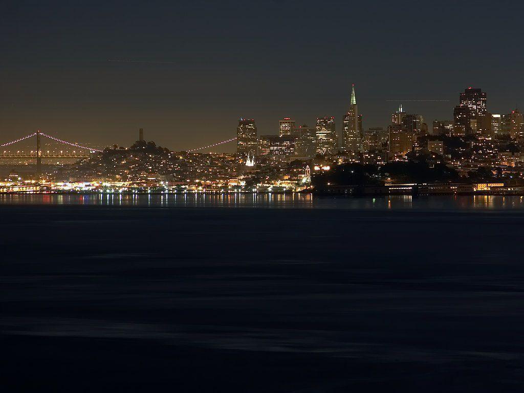 Public domain image picture of san francisco skyline seen