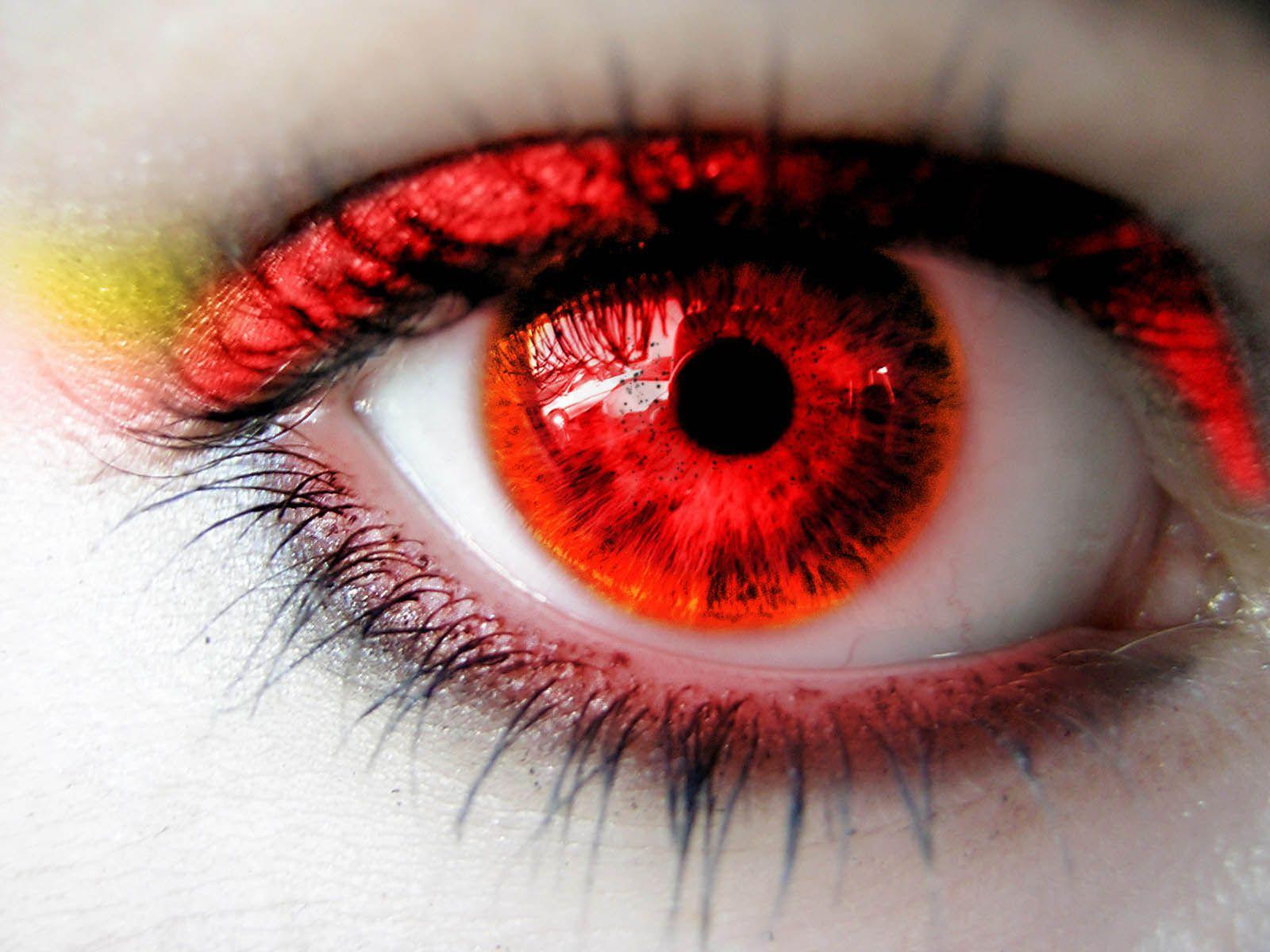wallpaper 3D red eye