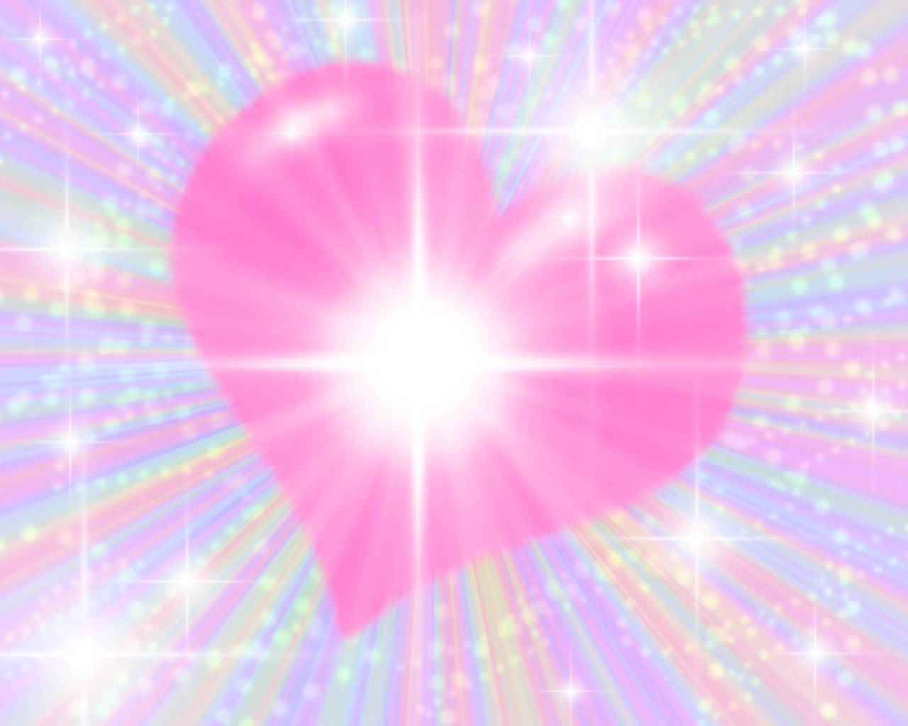 Free Pink Starburst Heart Background. Twitter Background