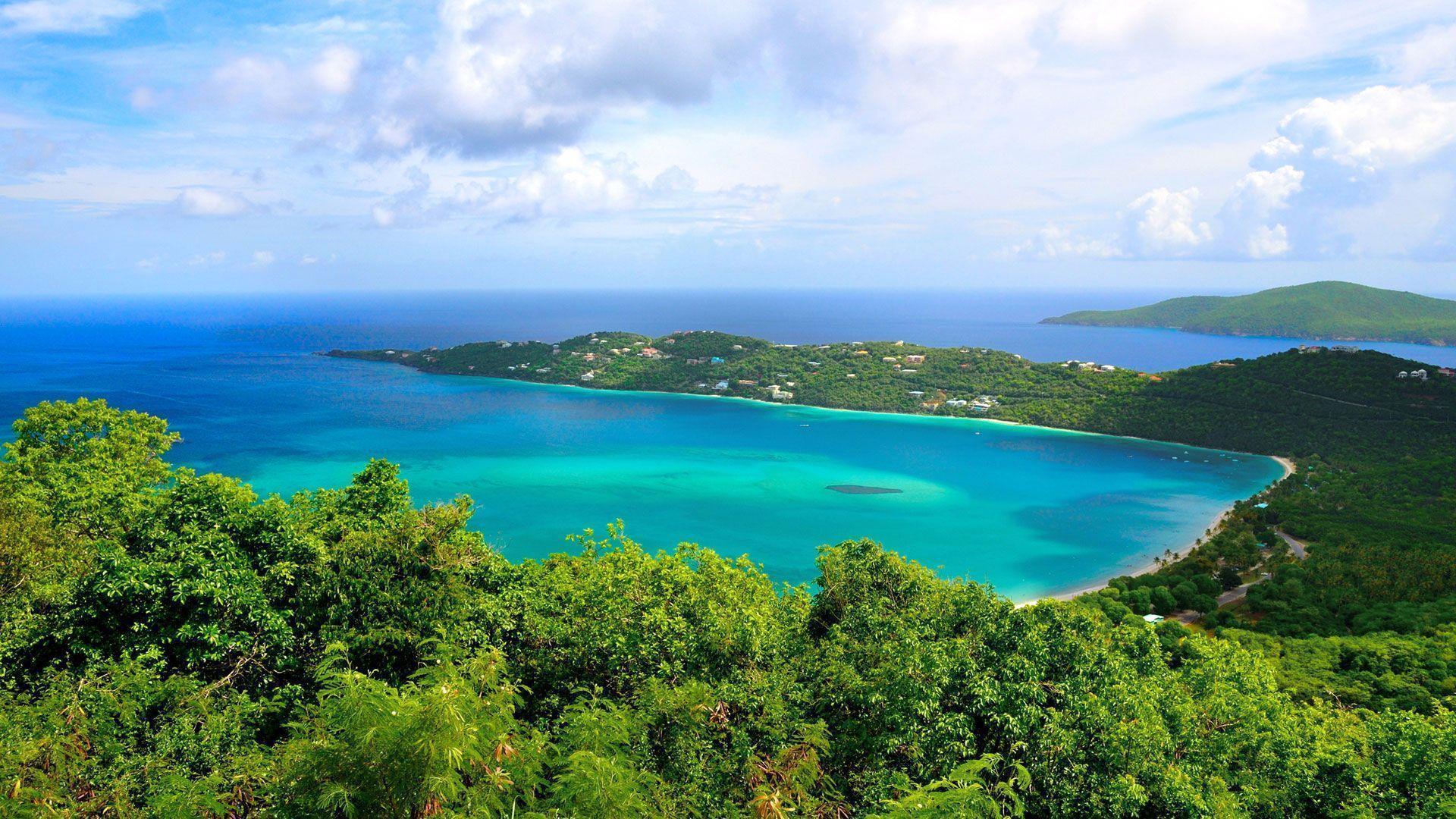 Magens Bay, Virgin Islands, Caribbean Wallpaper Wide or HD