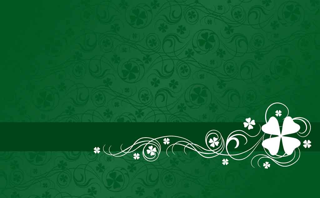 Shamrock Abstract Pattern Background for Powerpoint Presentations