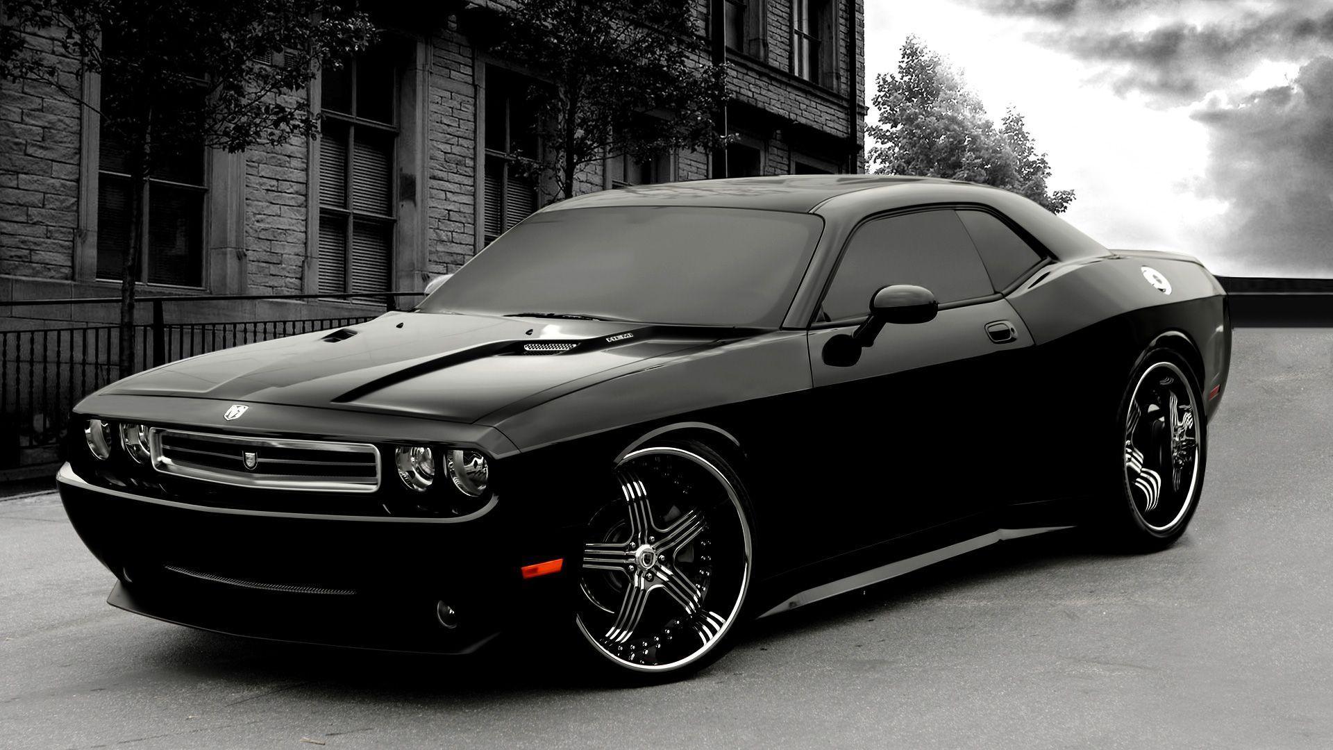 2015 Dodge Challenger Black Wallpaper