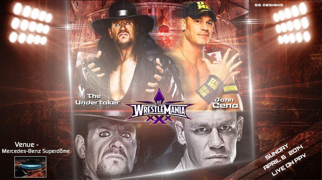 The Undertaker Vs John Cena WM 30 Wallpaper
