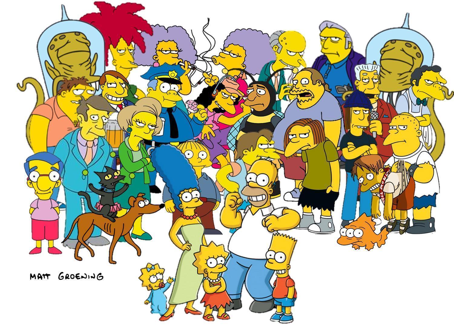 List Of Simpson Characters Wallpaper ilikewalls