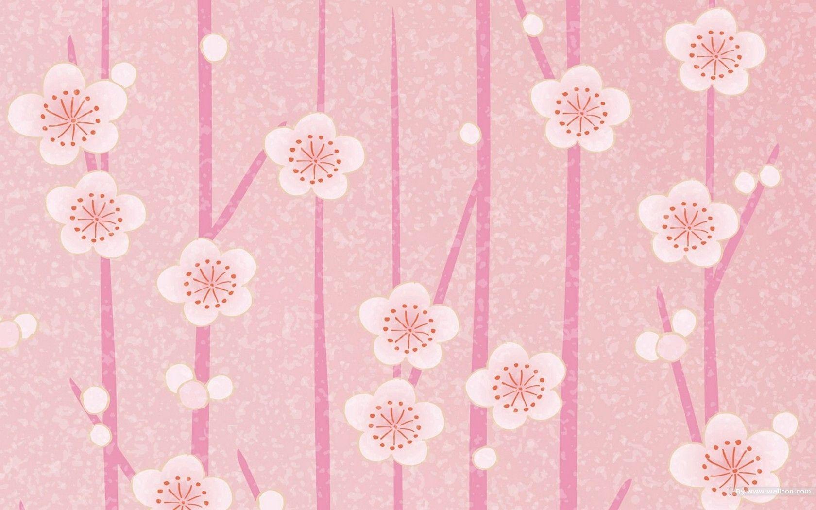 Wallpaper For > Pink Textured Flower Background