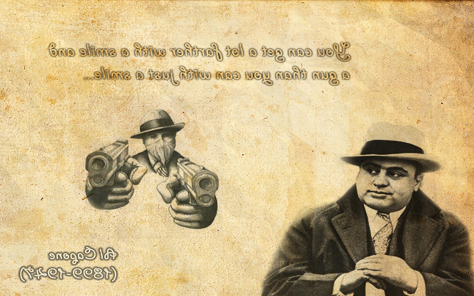 Al Capone Mobster Vintage Mafia Chicago Old HD wallpaper #