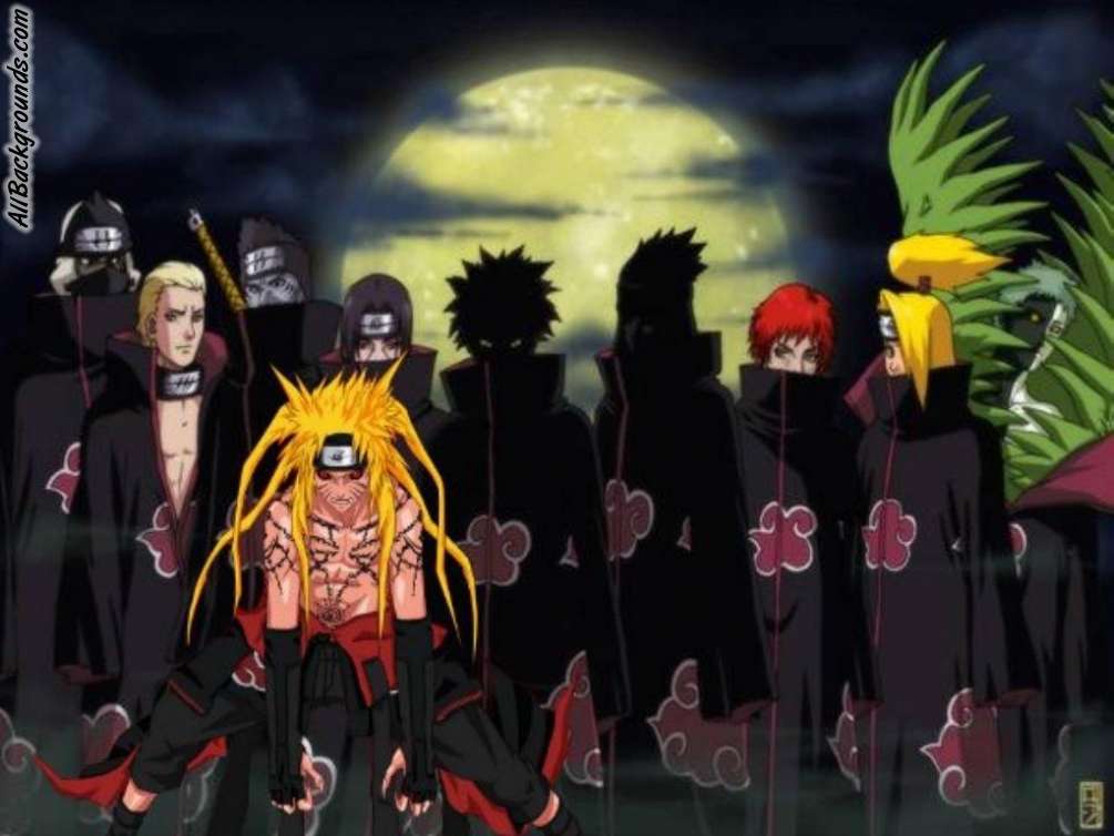 Naruto Akatsuki Background & Myspace Background