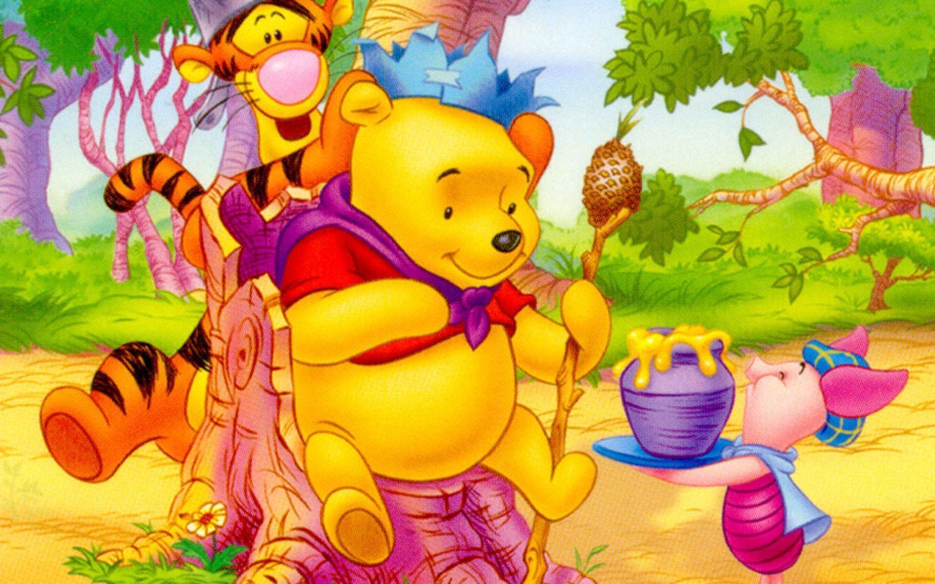 Winnie Pooh Fall Desktop Wallpaper