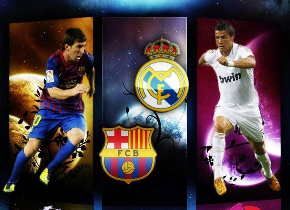 Messi Vs Cristiano Ronaldo 2014. Free PSP Themes Wallpaper