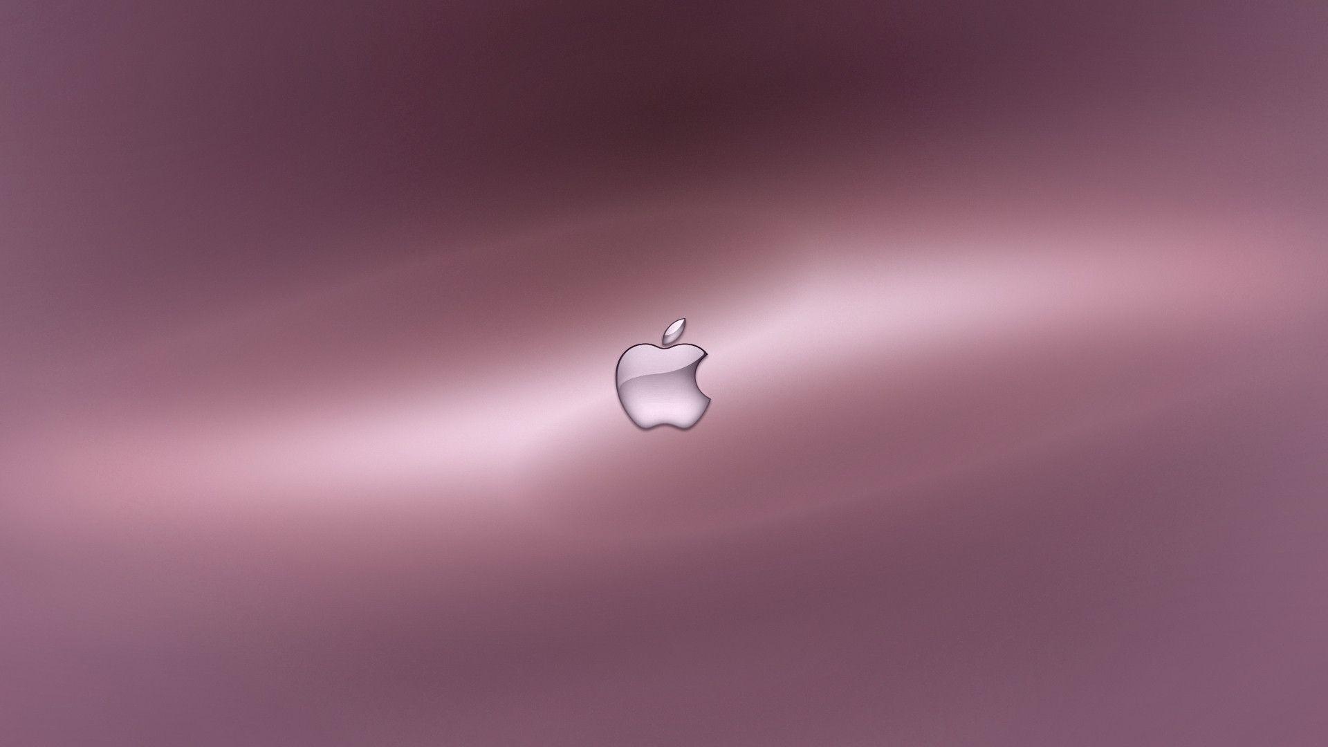 Apple, Apple, Background, Pink