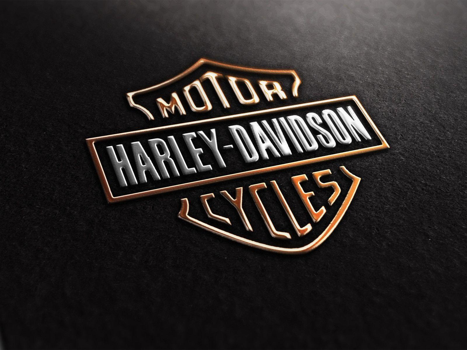Harley Davidson Logo Wallpaper Free Desk HD Wallpaper