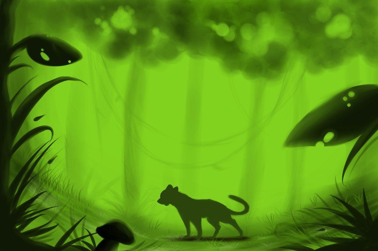 Cartoon Jungle Background