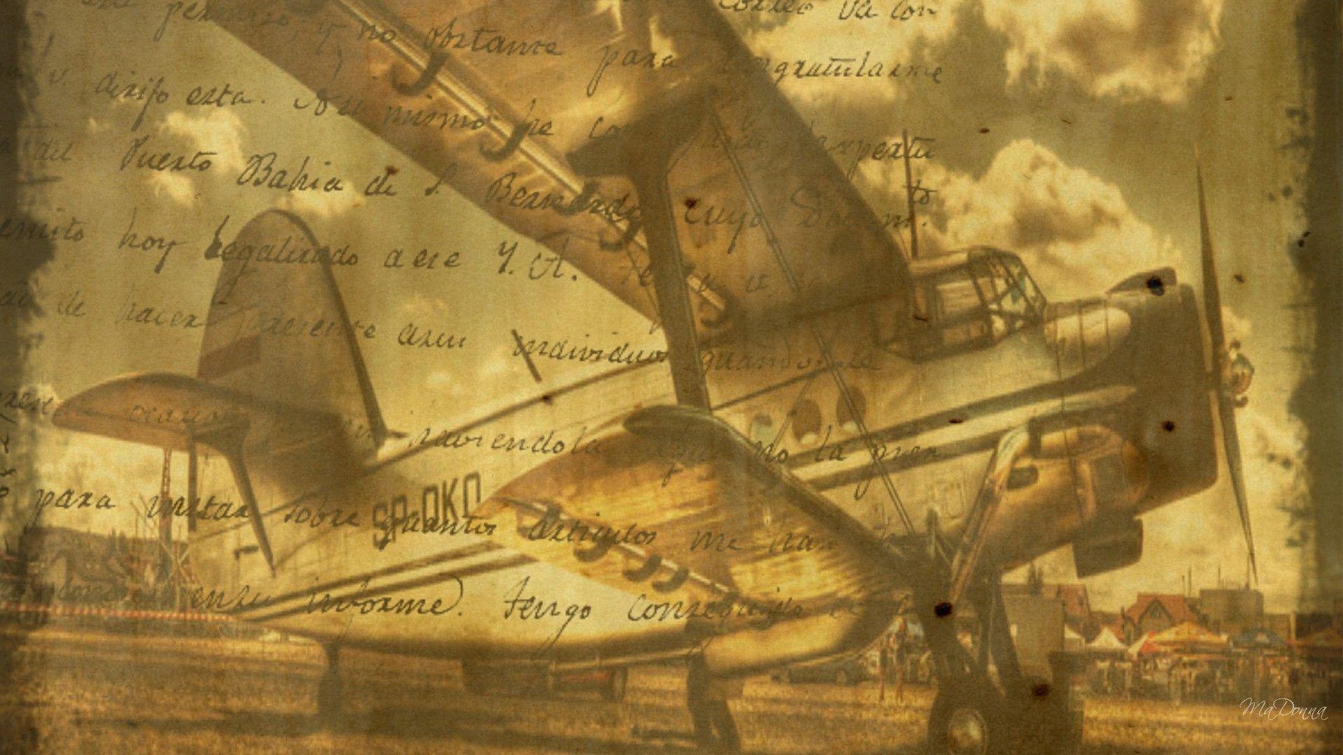 HD Old Plane Wallpaper