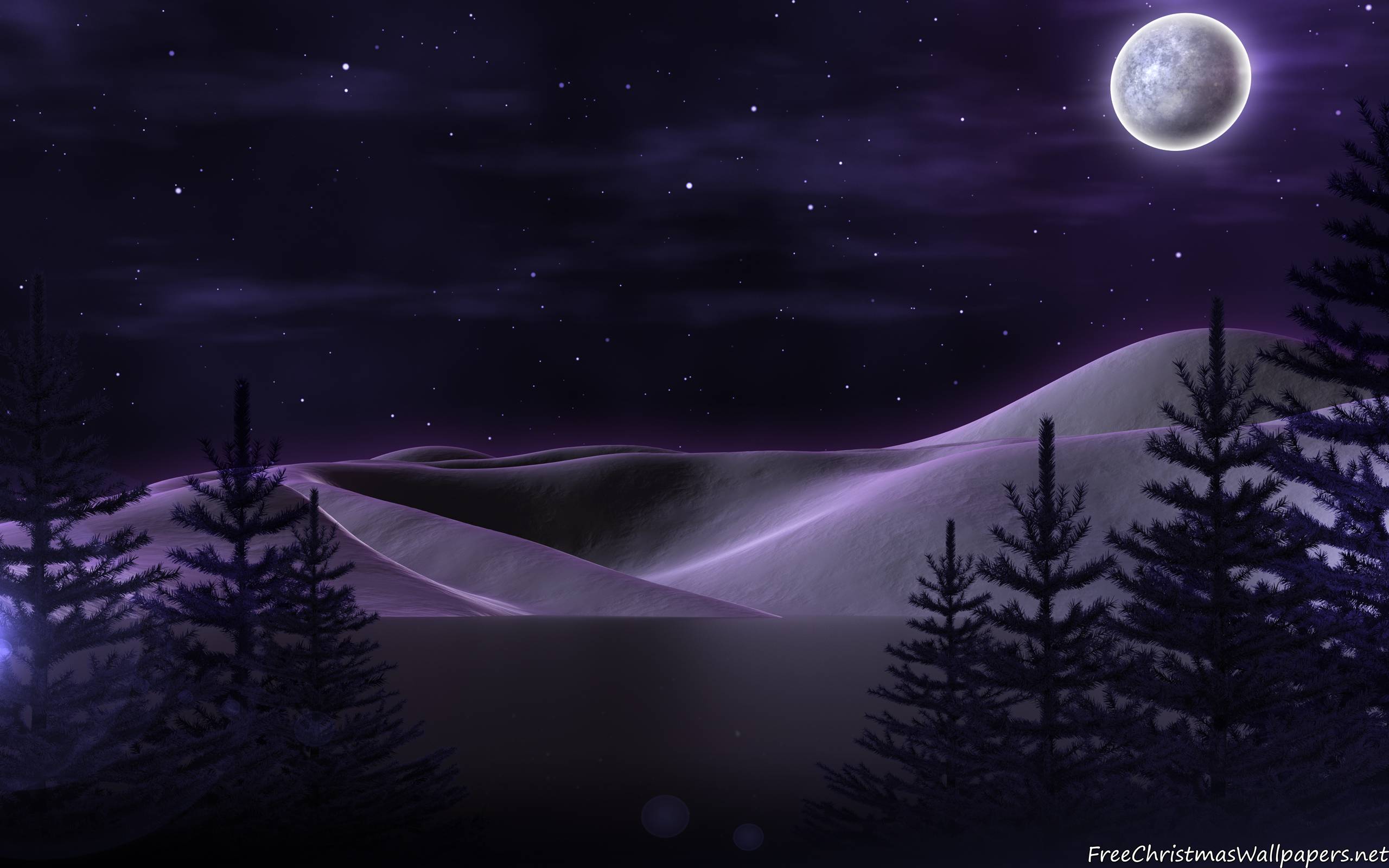 Christmas Night Wallpapers - Wallpaper Cave