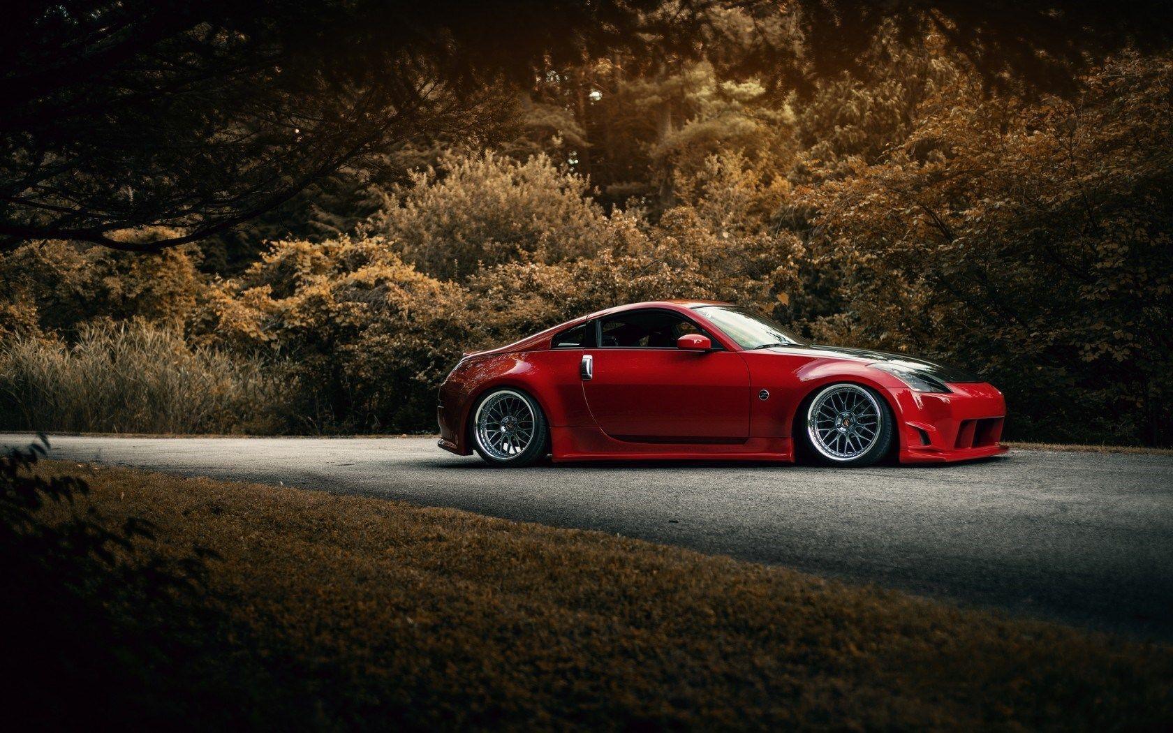 Nissan 350z Red Stance Nissan Red Before Wallpaper Photo