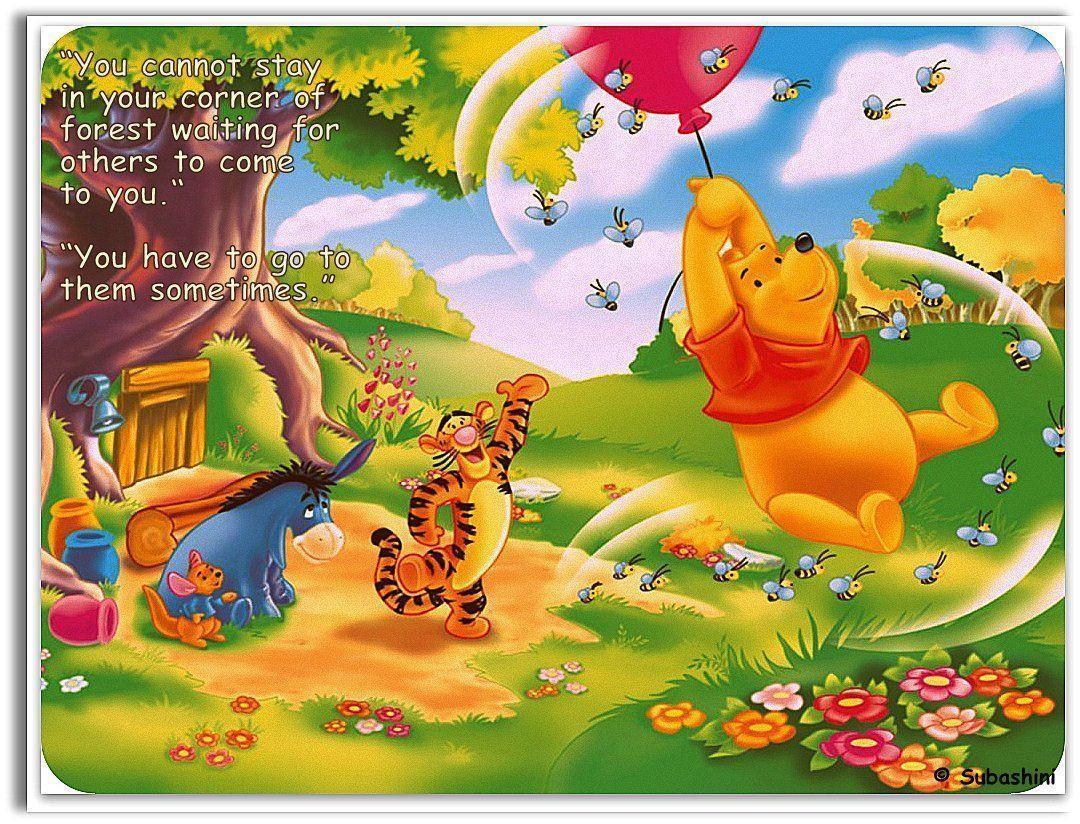 image For > Pooh Bear And Friends Picture