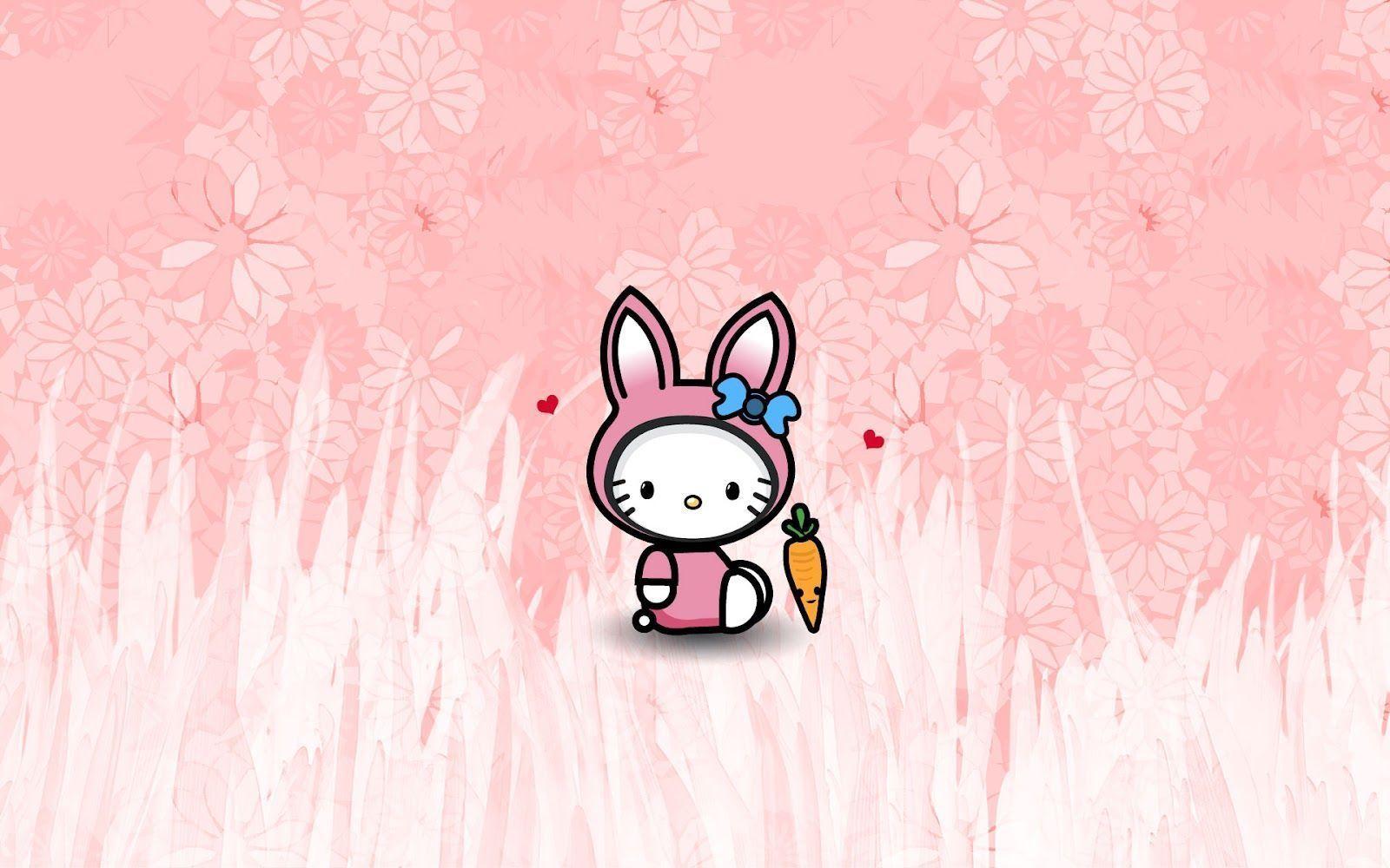 Gallery For > Hello Kitty Easter Wallpaper