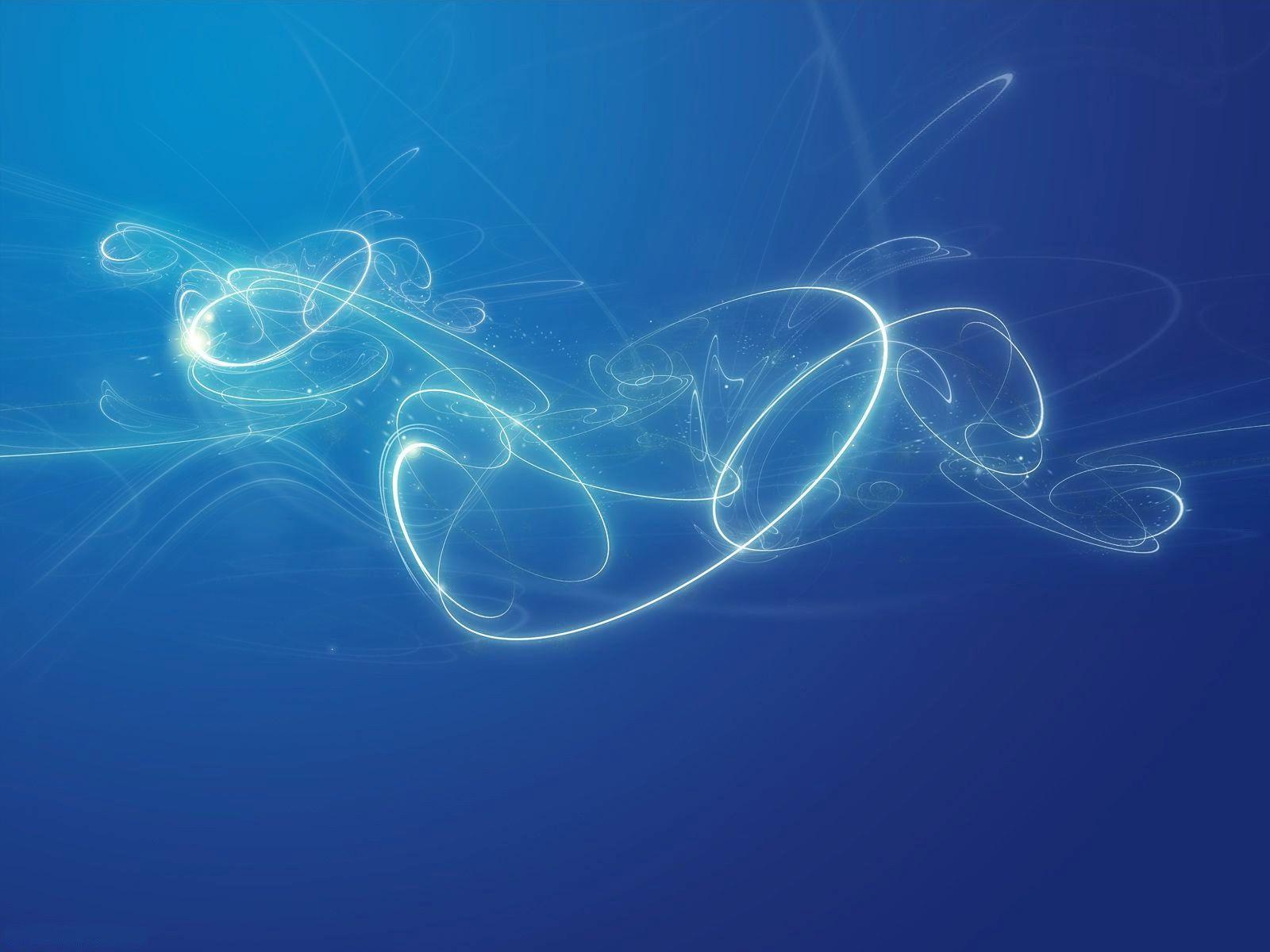 Blue Swirl Decorative Element Background Free