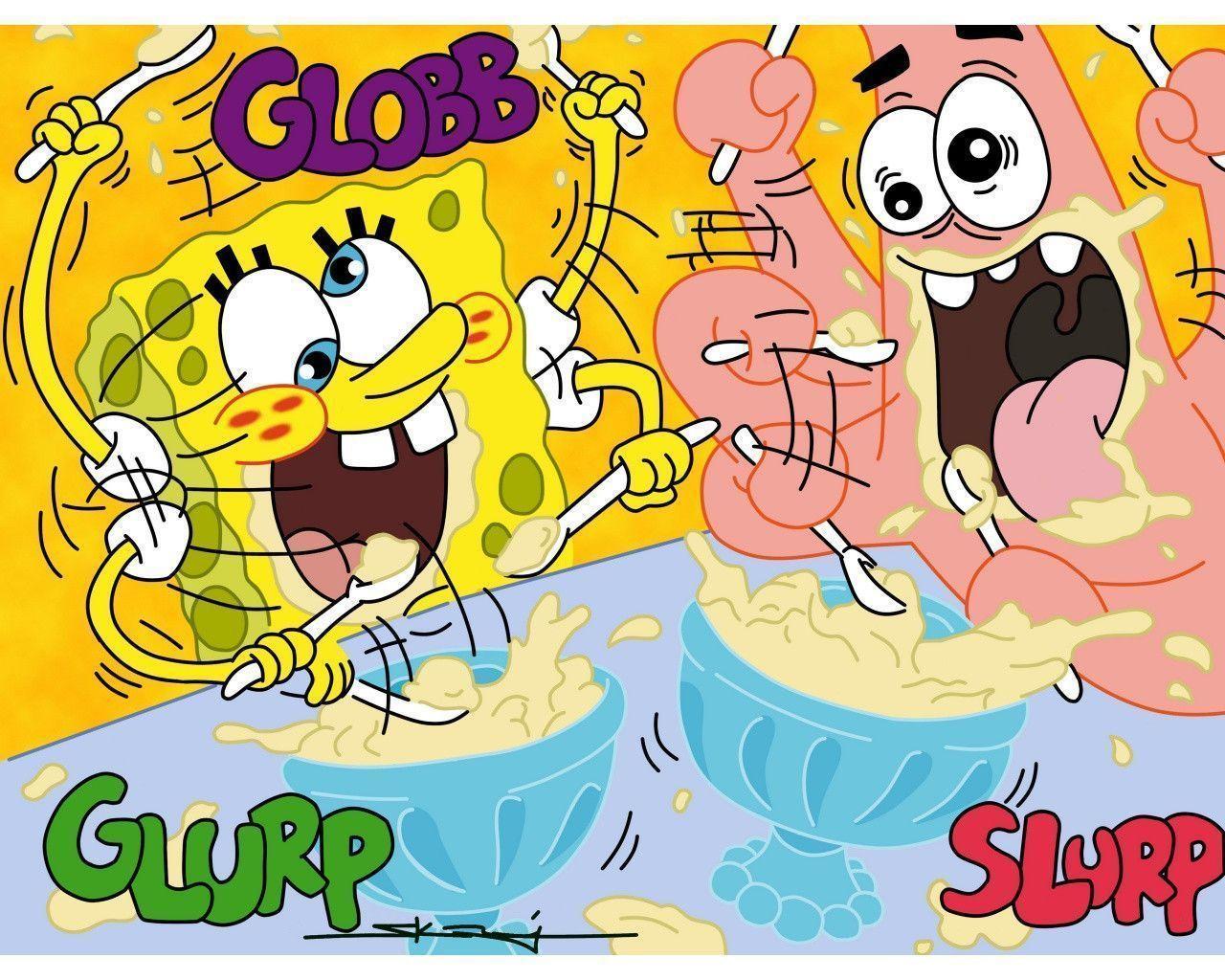 Spongebob Squarepants and Patrick Star Wallpaper