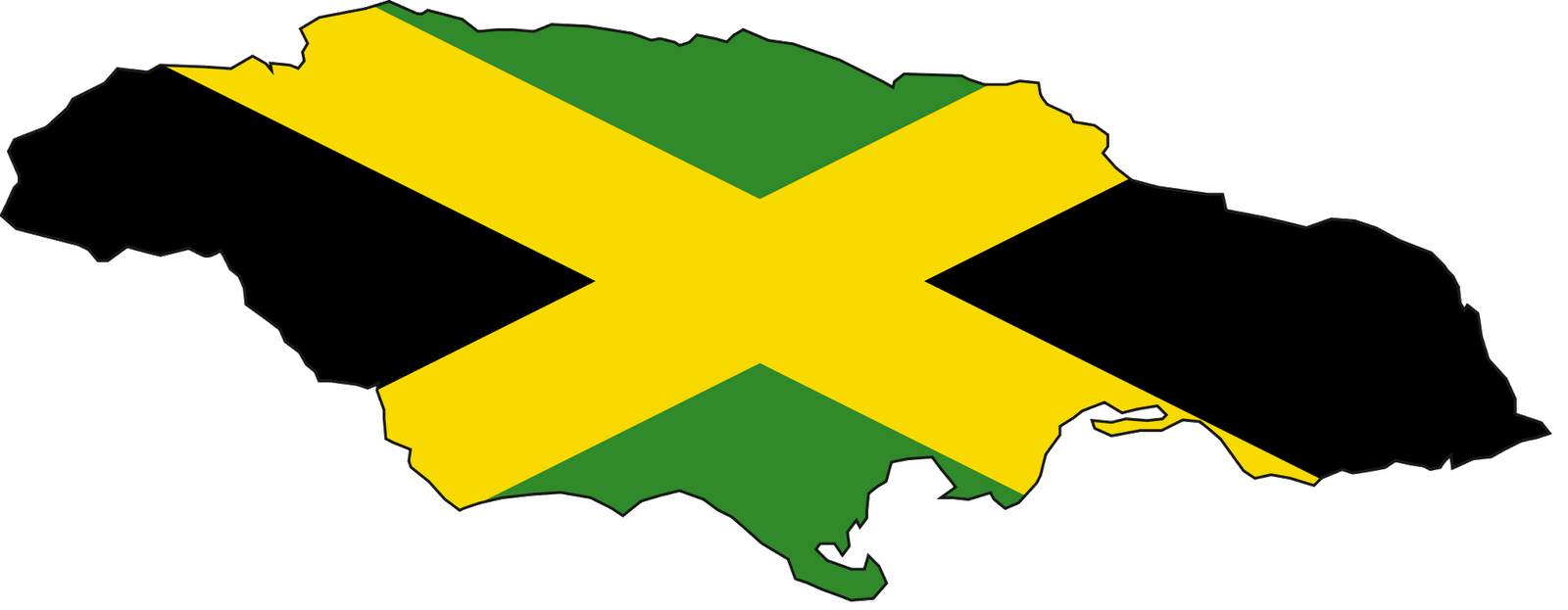 clipart map of jamaica - photo #19