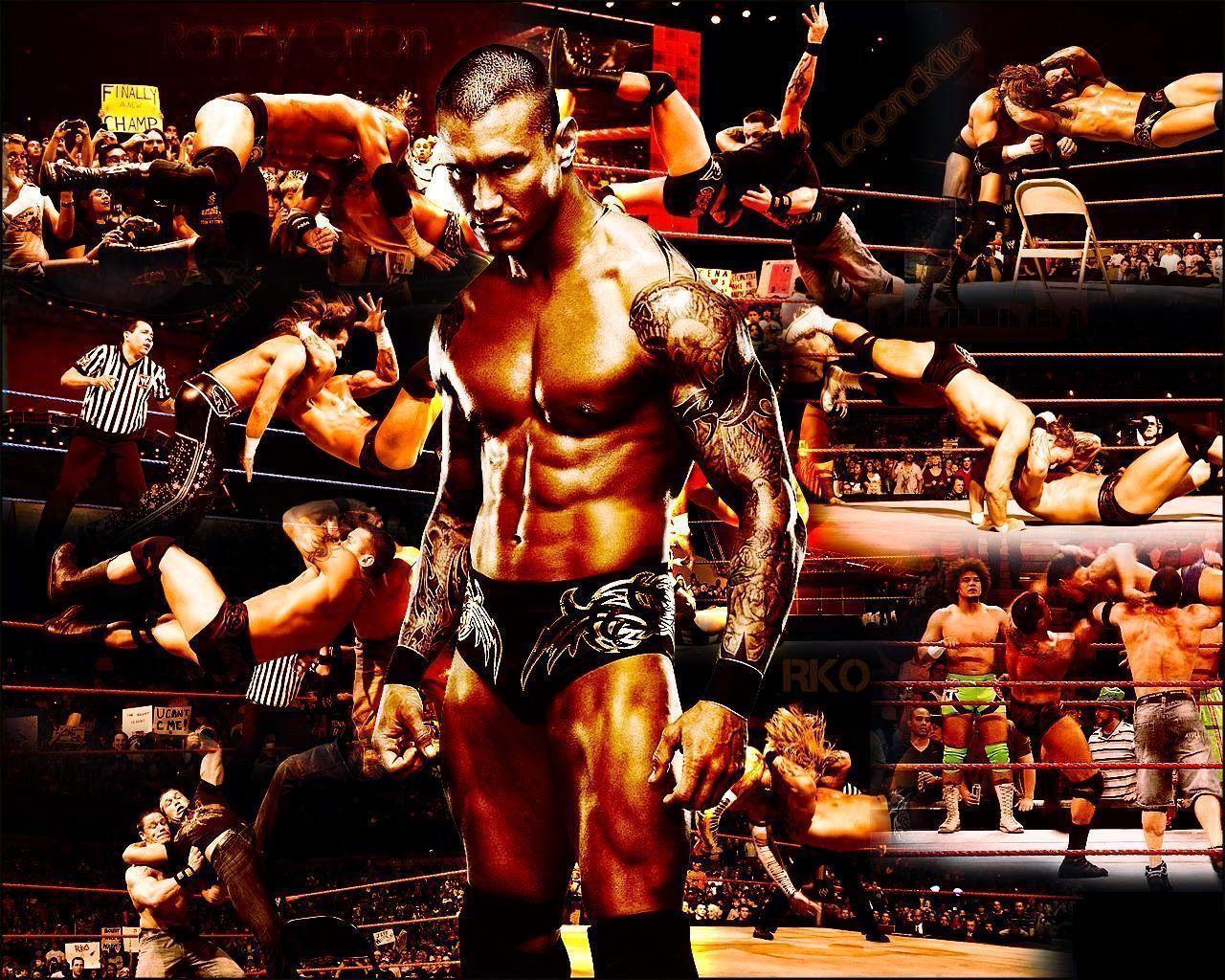 Rangy Orton WWE Fighting HD Wallpaper 2014