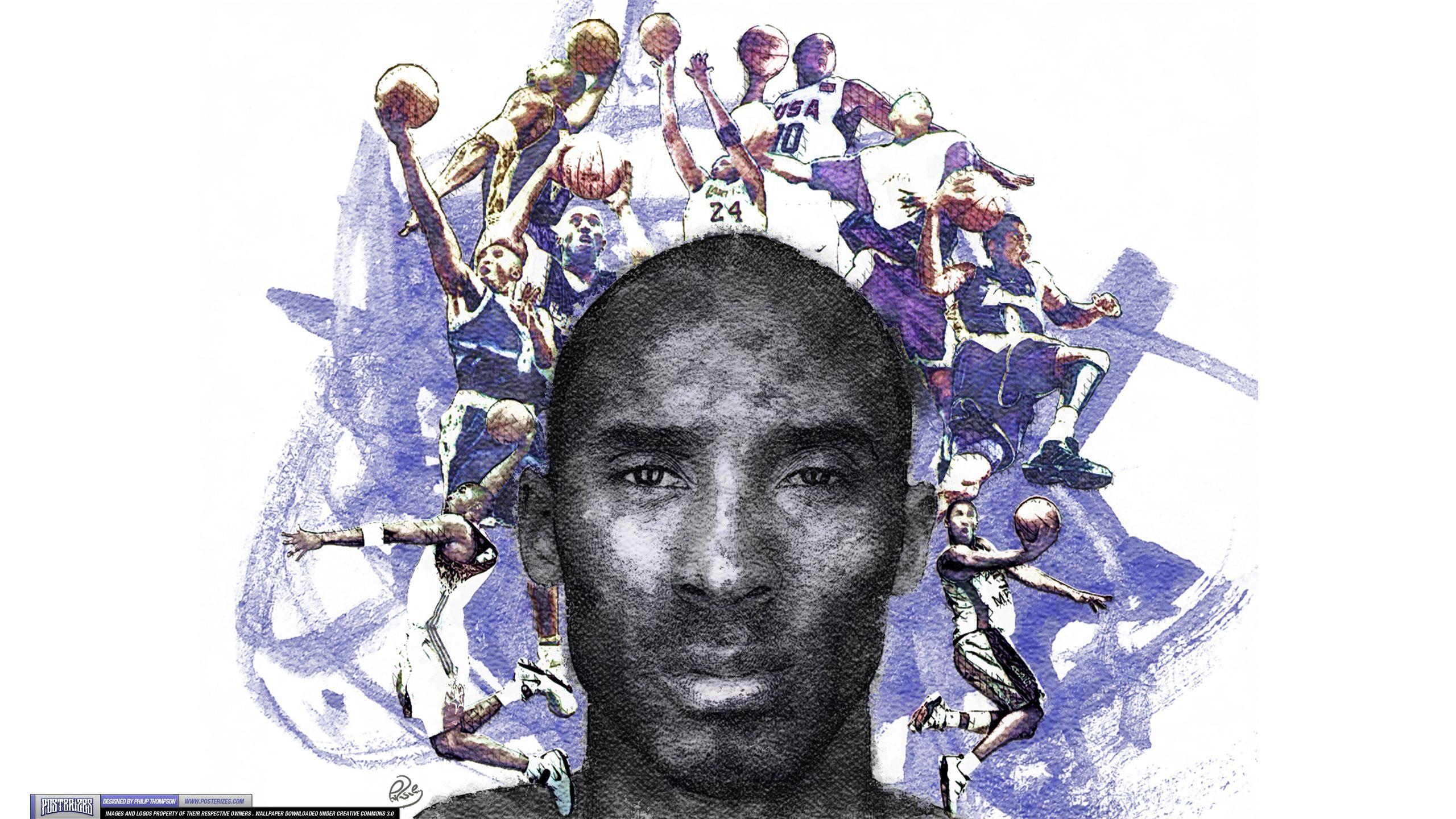 Kobe Bryant - &;Career Painting&; (WALLPAPER)