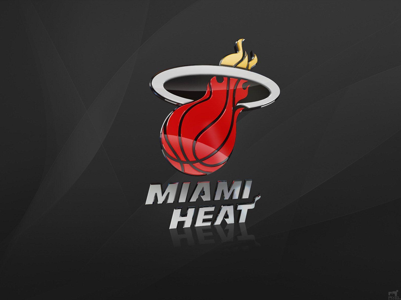 Miami Heat 3D Logo Wallpaper. Basketball Wallpaper at