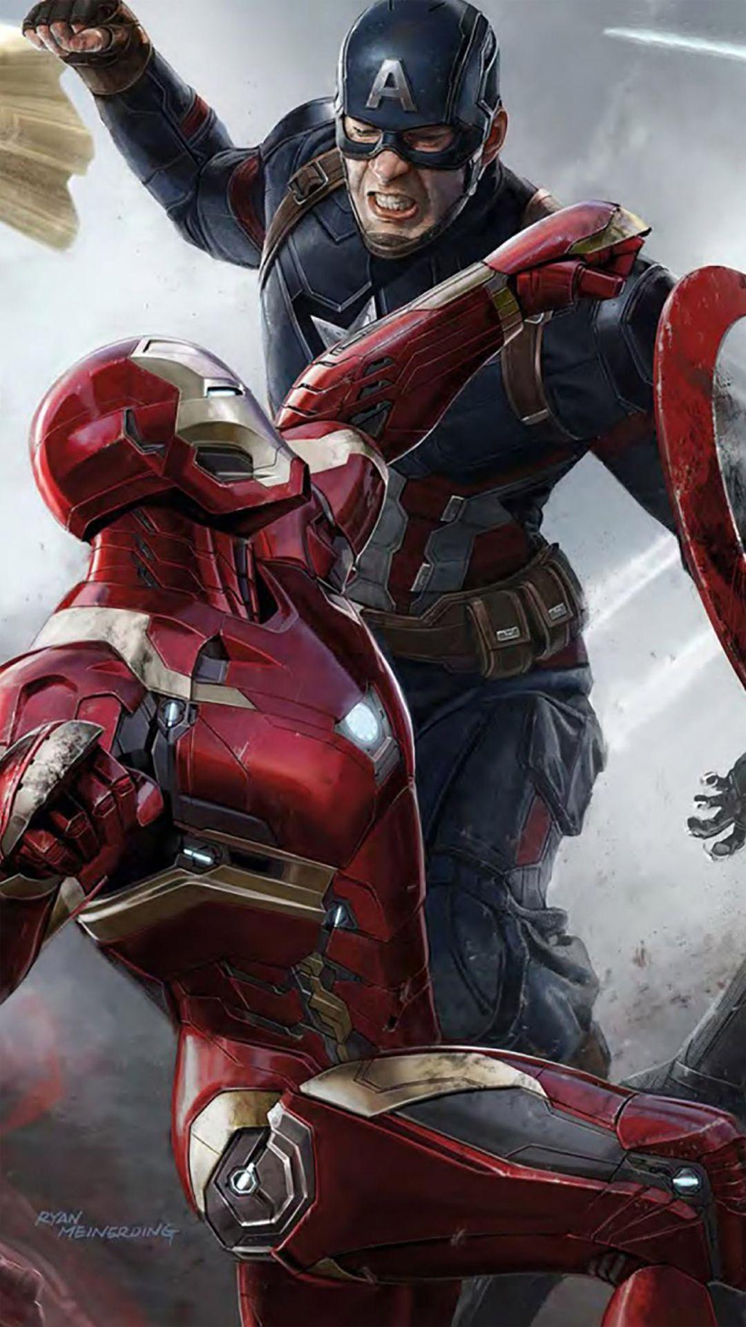 Captain America Civil War HD Wallpaper for iPhone
