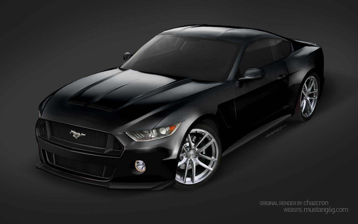 Picture 2016 Ford Mustang GT Black Colors HD Background