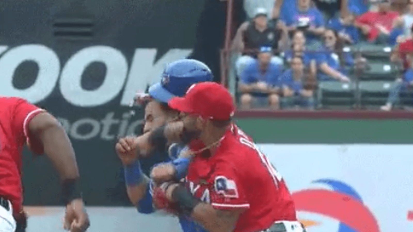 Rougned Odor punched Jose Bautista in the face in the biggest MLB