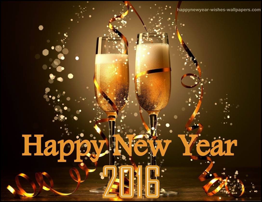 New Year 2016 Wallpaper Wishes: Happy New Year Wishes Wallpaper 2016