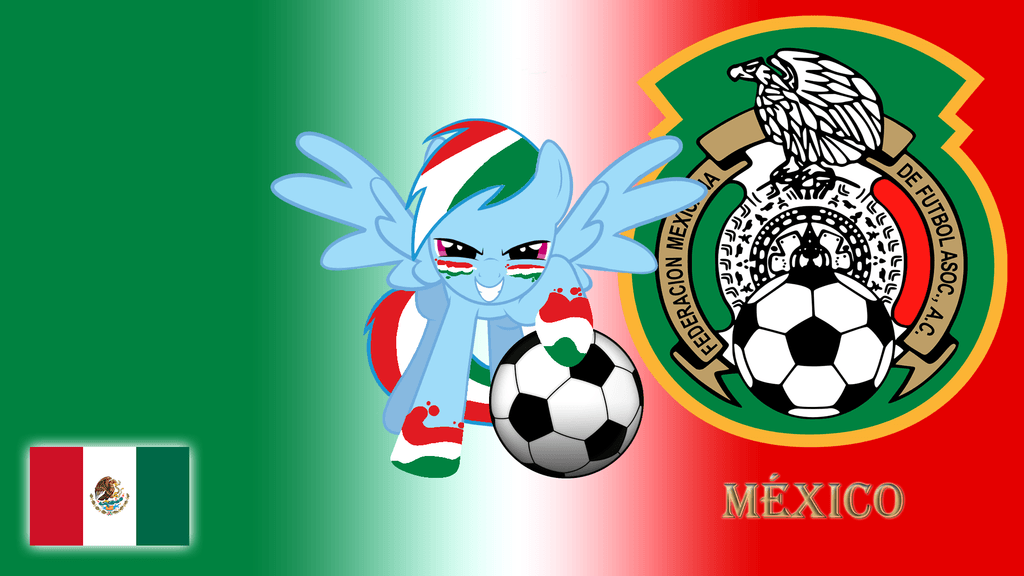 Rainbow Dash Team Mexico Wallpaper