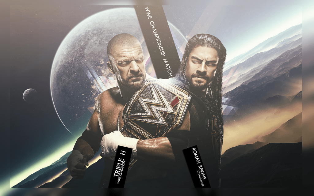 Roman Reigns vs Triple H WallPaper !!