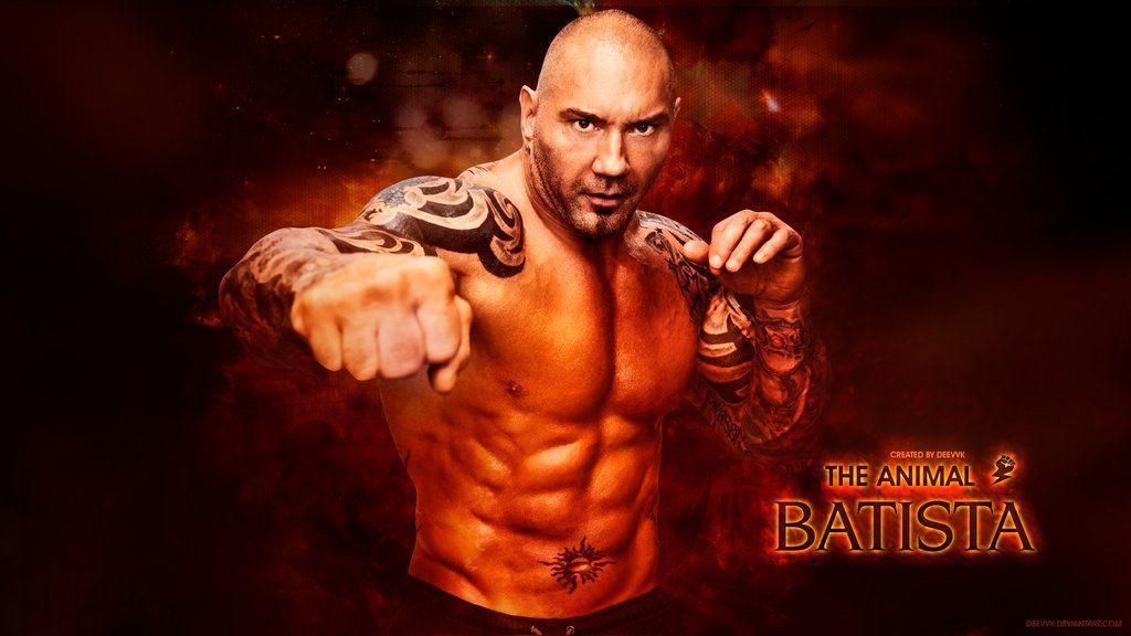 WWE Batista 2016 HD Wallpaper (The Animal)