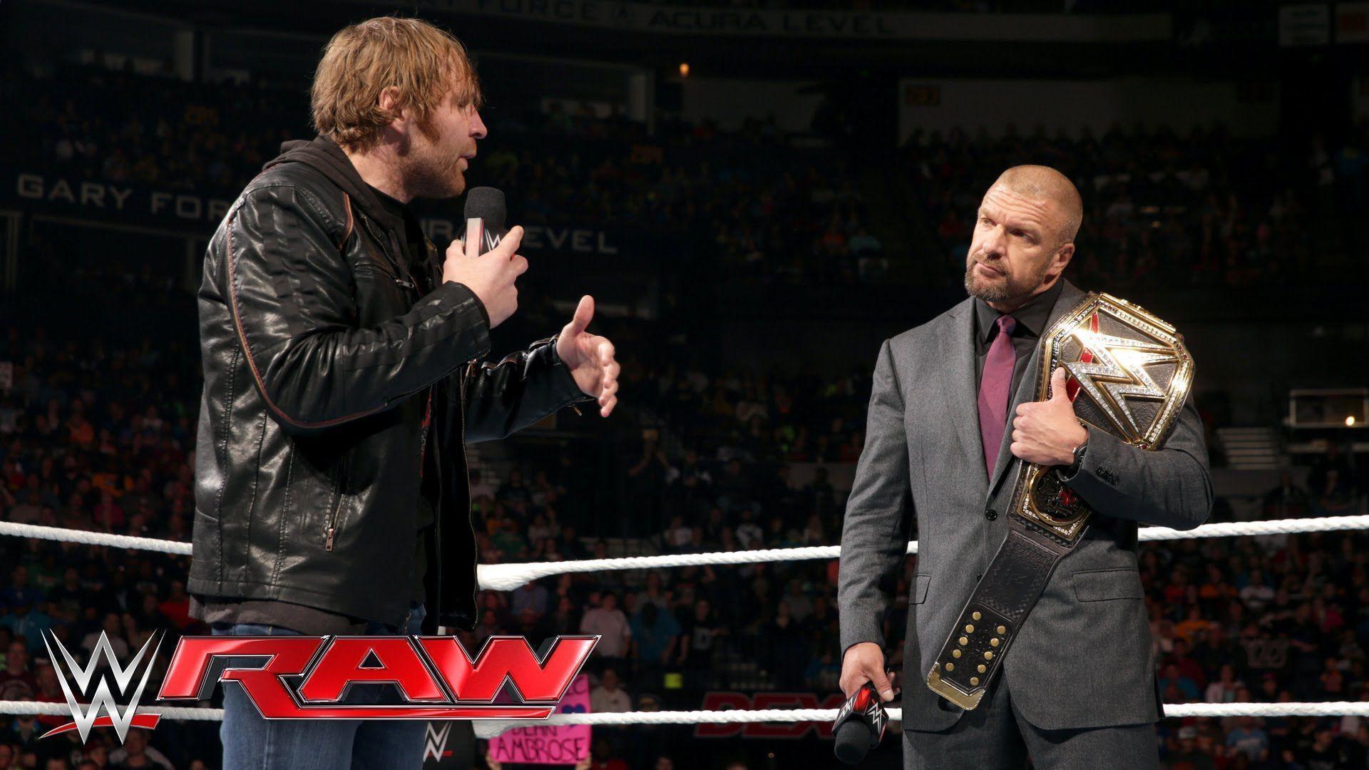 Dean Ambrose interrupts Triple H with a bold challenge: Raw