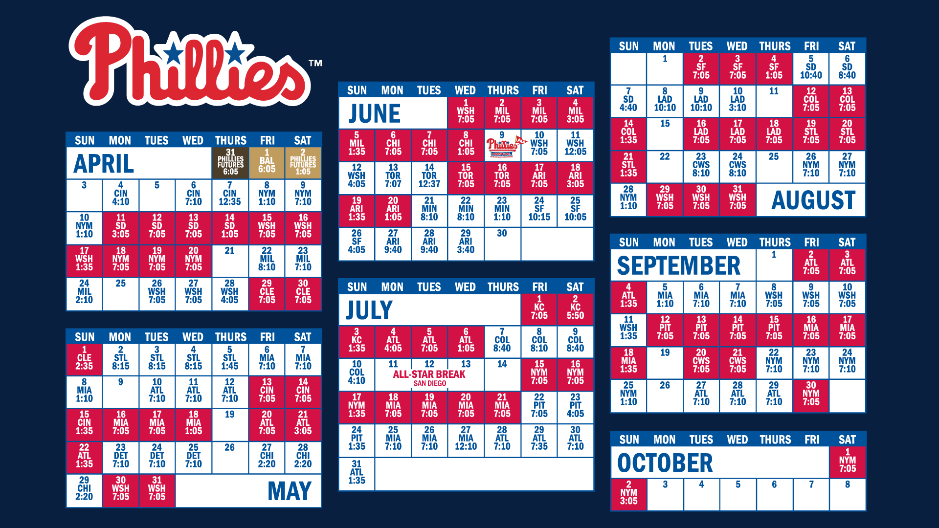 Phillies Schedule 2024 Calendar Printable Pdf Bride Clarita