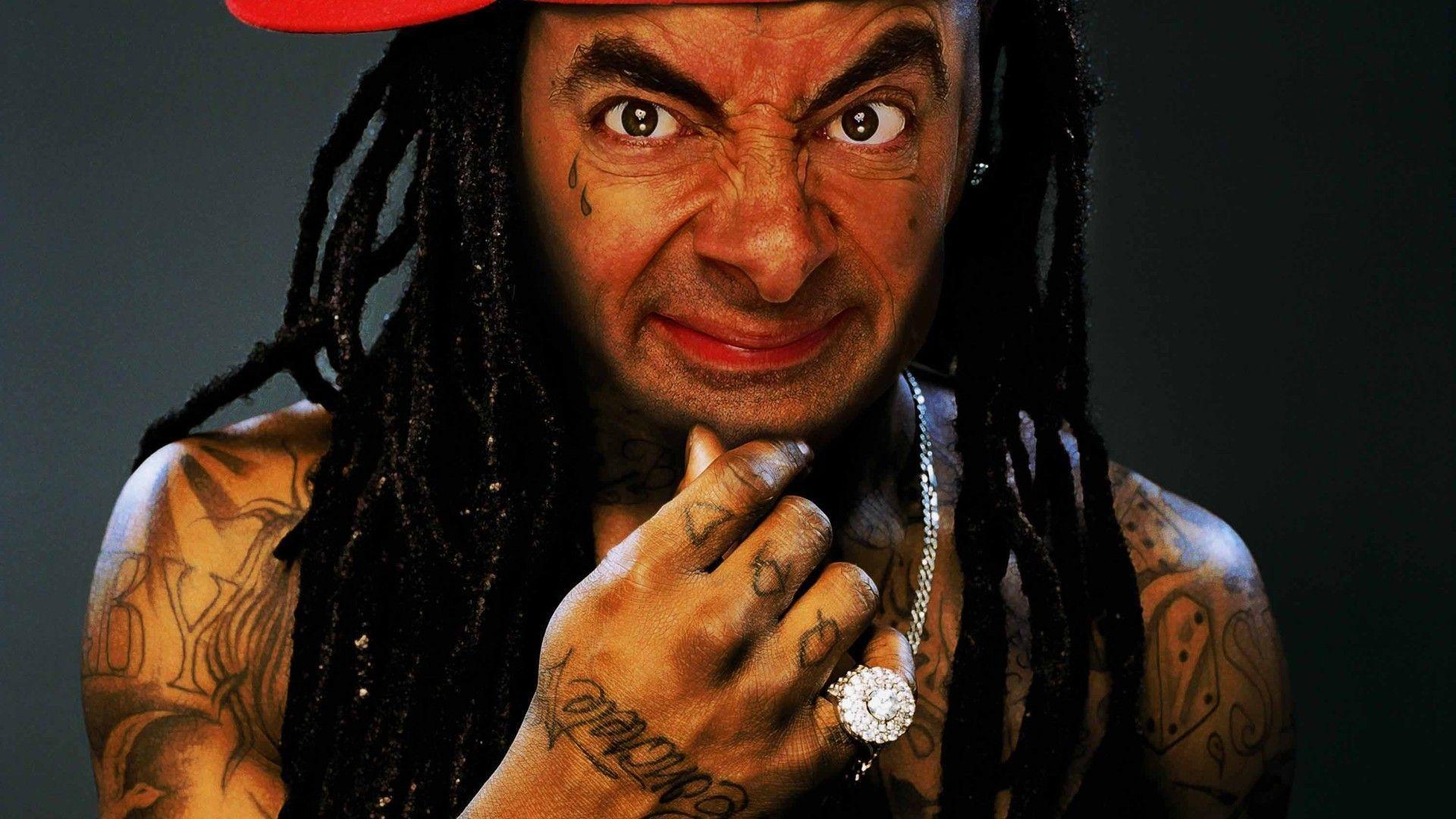 Mr. Bean as Lil Wayne