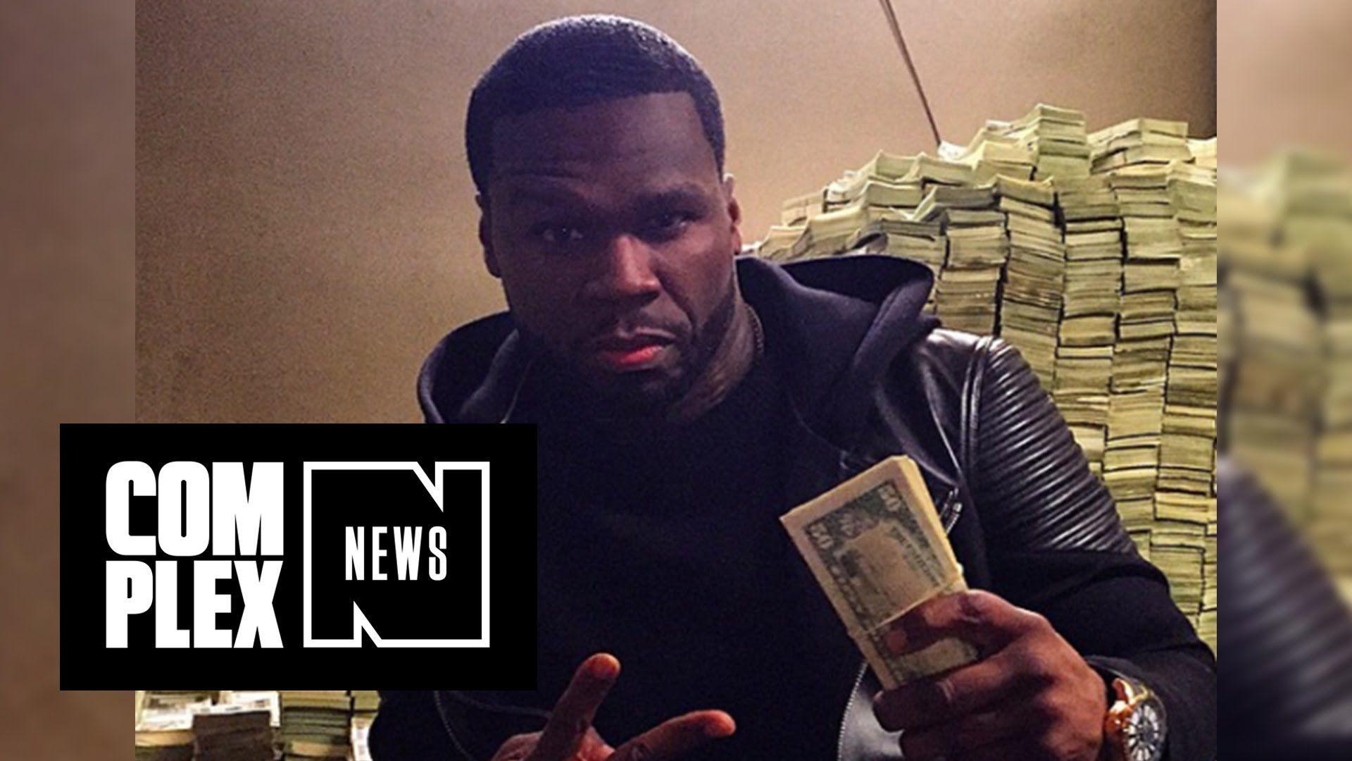 Cent Claims the Money He Poses With on Instagram is Fake