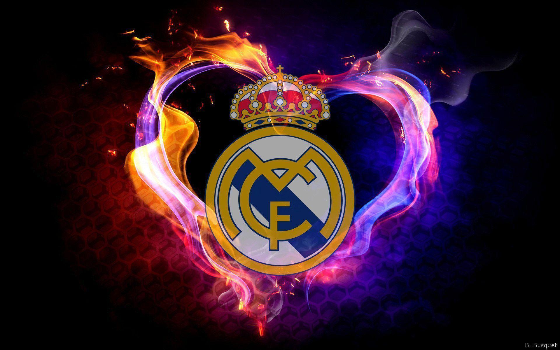 Art Real Madrid Logo Wallpaper Wallpaper. Download HD