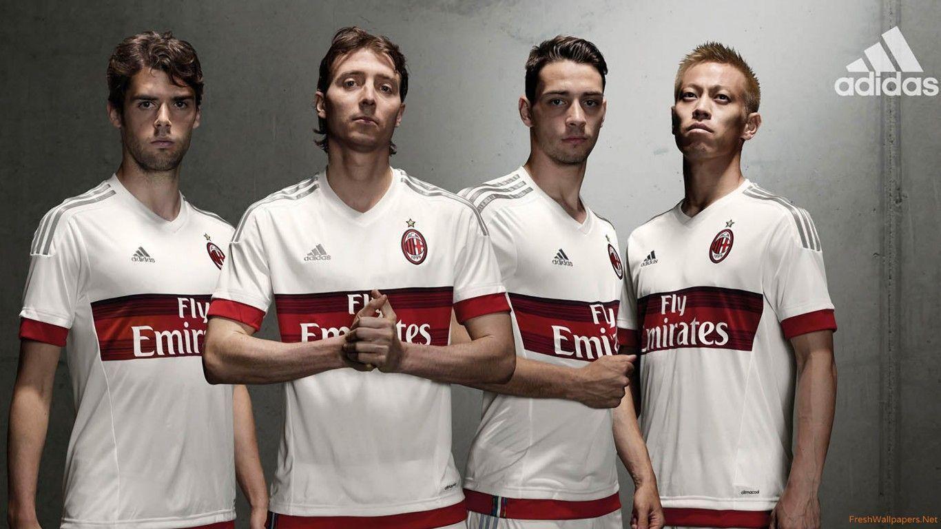 AC Milan 2015 2016 Adidas Away Kit Wallpaper