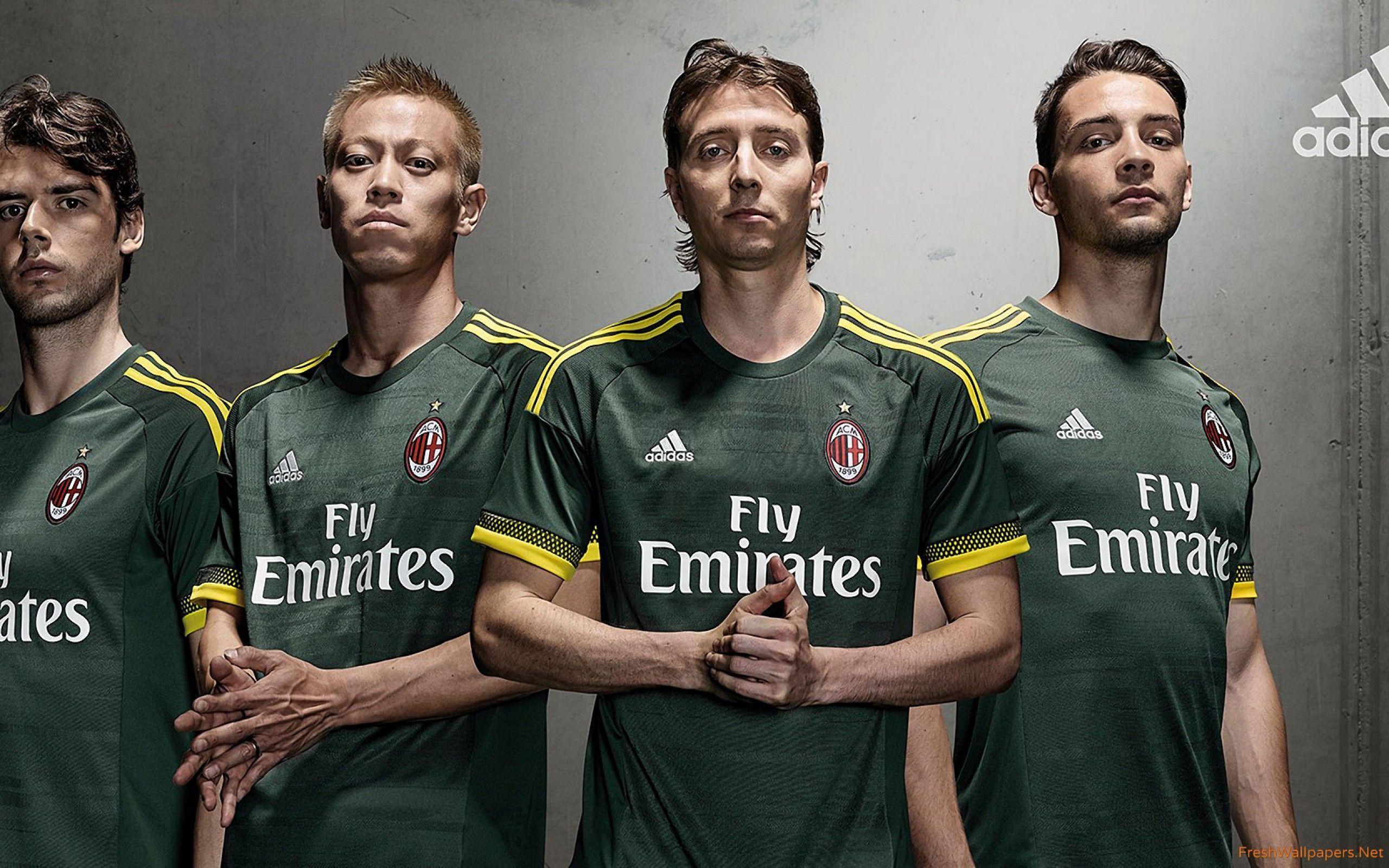 AC Milan 2015 16 Adidas Third Kit Wallpaper
