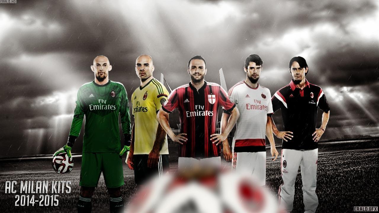 Ac Milan 2014 2015 Adidas Home Kit Jersey Wallpaper Wide Or HD