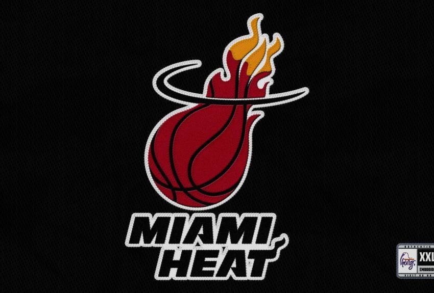 NBA Miami Heat Logo Black wallpaper HD 2016 in Basketball