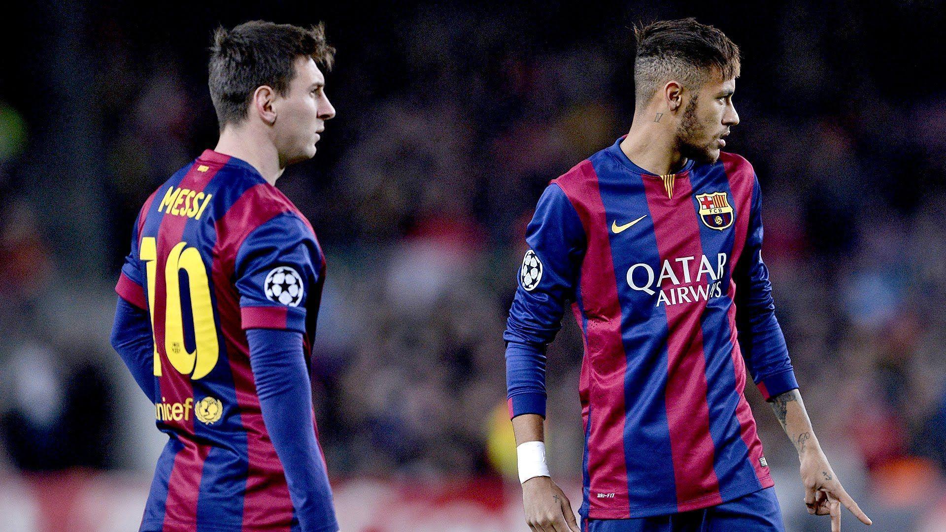 Lionel Messi and Neymar