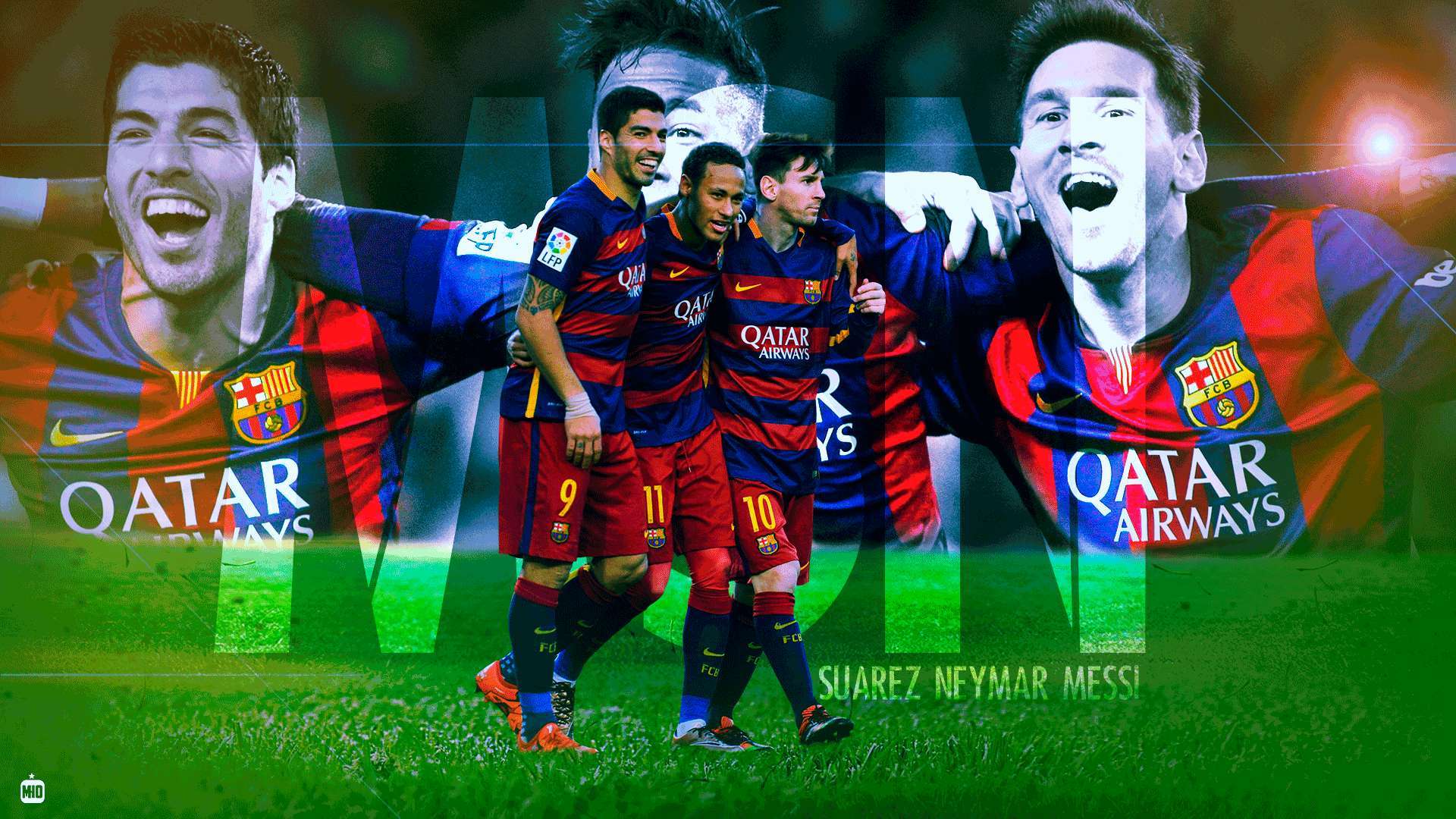 Messi Suarez Neymar HD Image