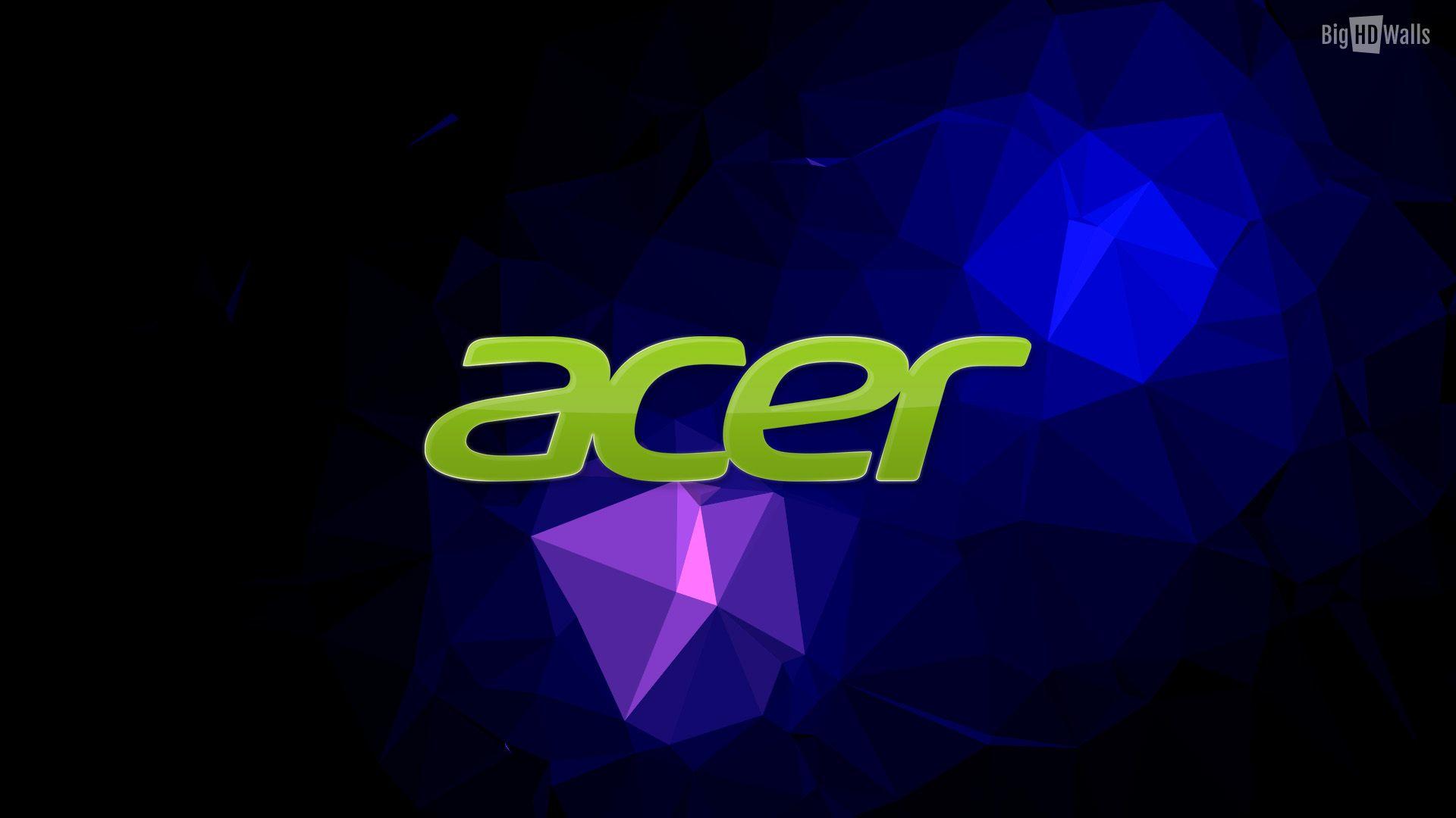 Tech logos with triangular background HD Wallpaper