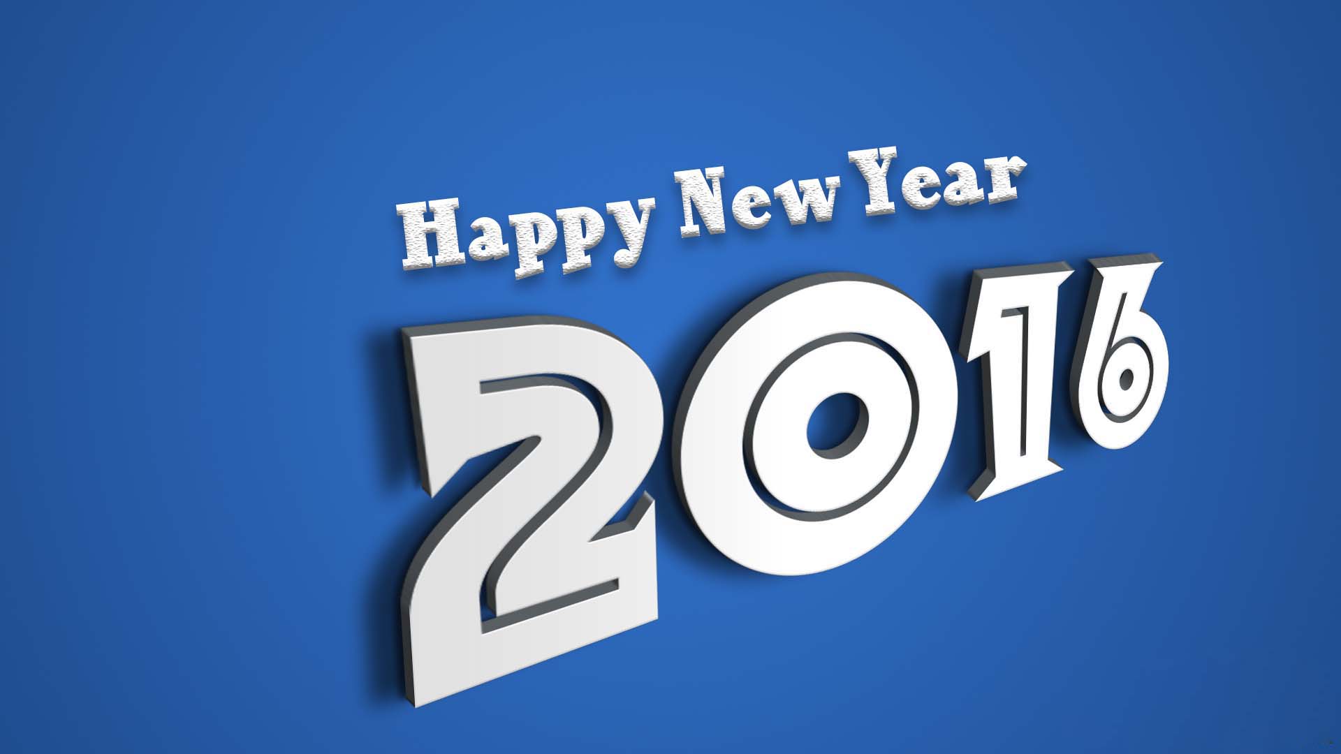 New Year 2016 Wallpaper, background and Windows 10 Theme