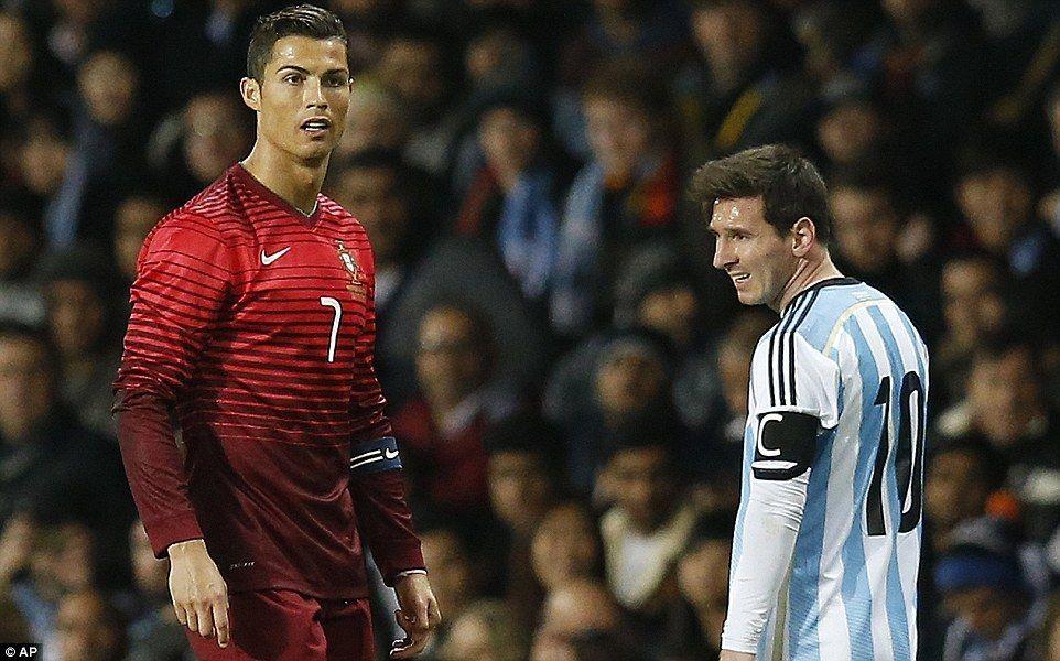 Cristiano Ronaldo and Lionel Messi go to battle for Argentina vs