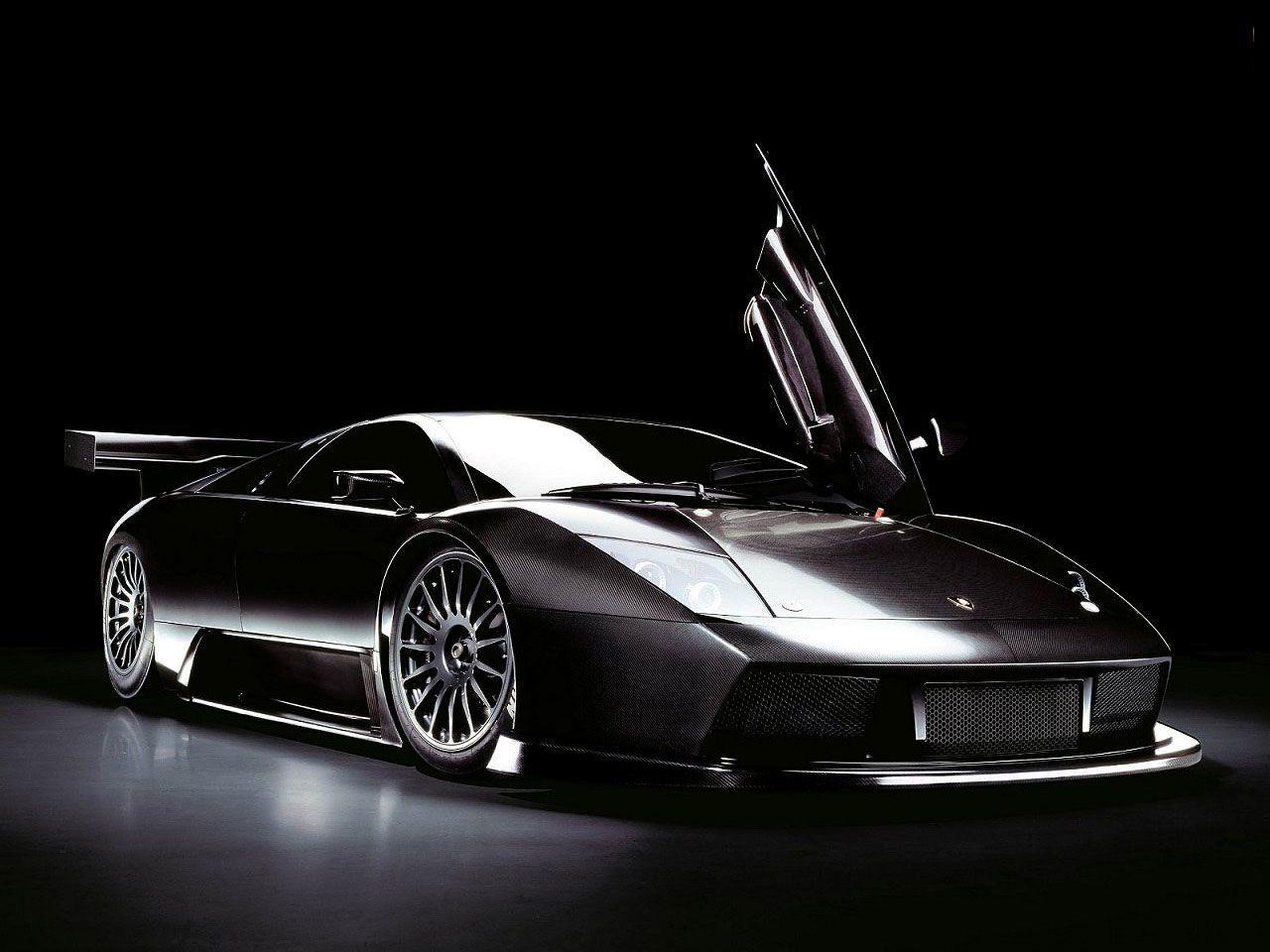 Picture New Great Black Lamborghini Super Car