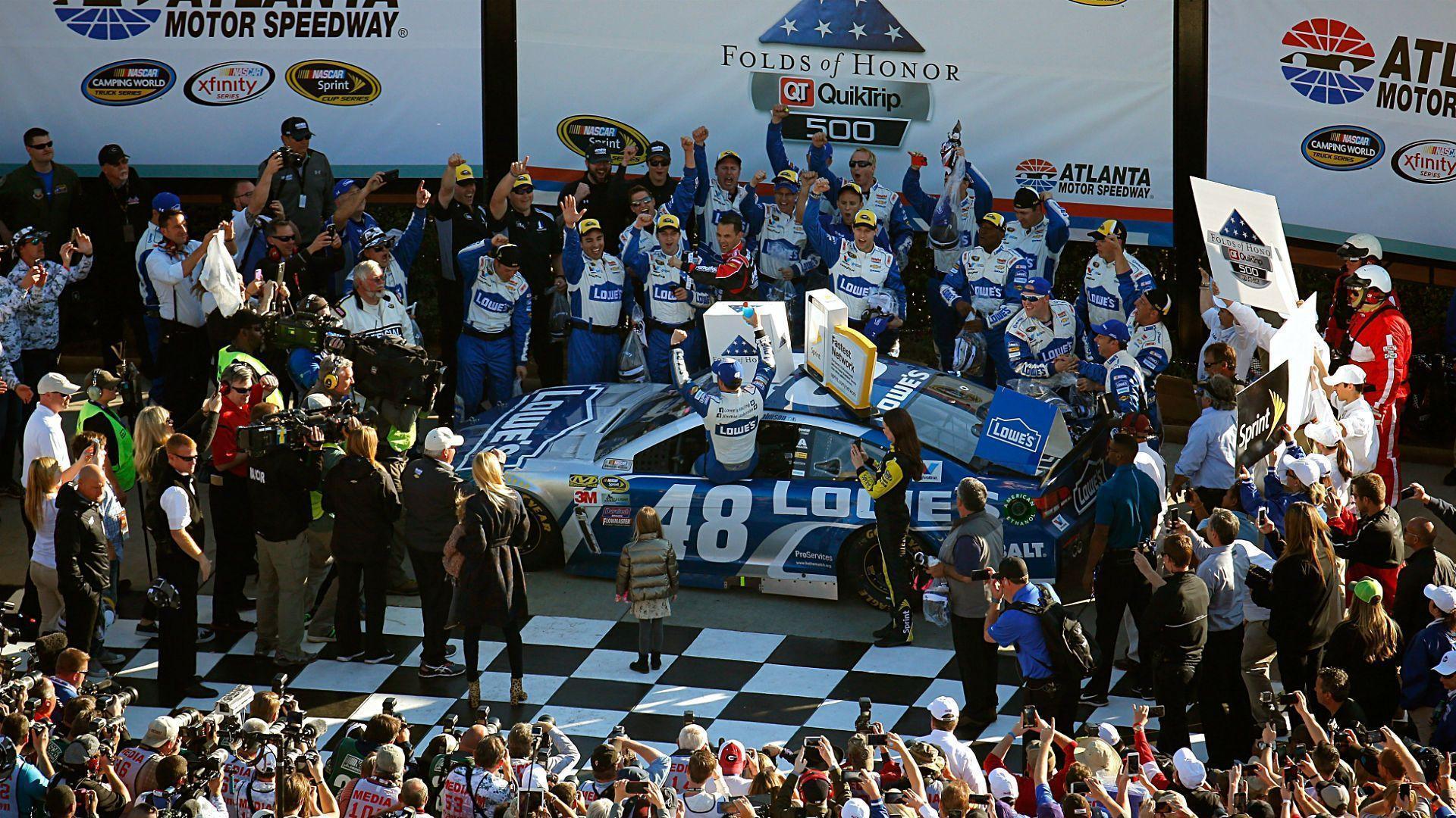 NASCAR results from Atlanta: Jimmie Johnson wins in overtime